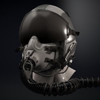 Pilot helmet HGU-55 pilot, hgu-55, 3dsmax, 3dsmaxpublisher, helmet