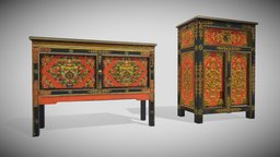 Rack painted, asia