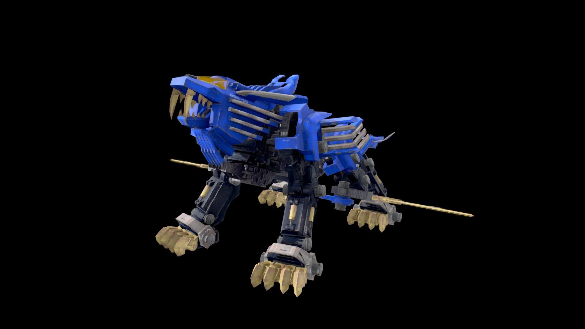 blade liger - Zoids
Blade Liger Animation roar
Blade liger roar- blade open

Rig/Animaiton - Maya 

Animation
-roar
-run cycle
-Blade

Artstation
https://www.artstation.com/thecraigynator
Patreon 
https://www.patreon.com/thecraigynator
Please Like And Share for more content 🙂 - Blade Liger (Animated) - Buy Royalty Free 3D model by Lar'c (@larcc) 3d model