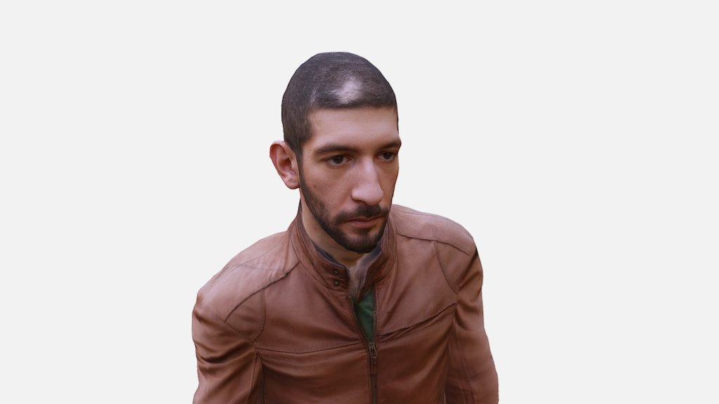 Photogrammetric model of Cagri. It also has been rigged to animate 3d model