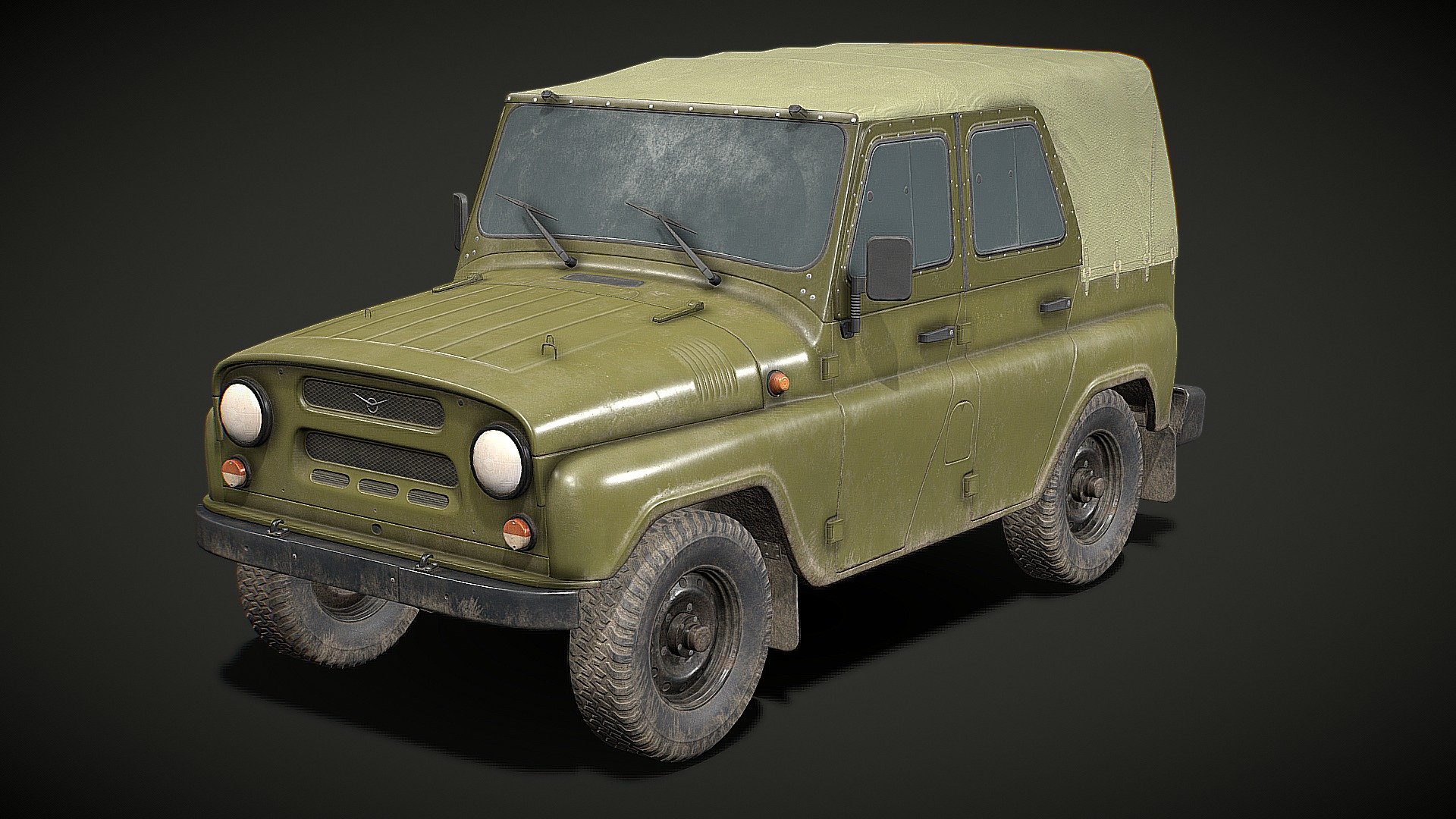 Game-ready PBR model. 12k tris. 1 set of 4k textures 3d model