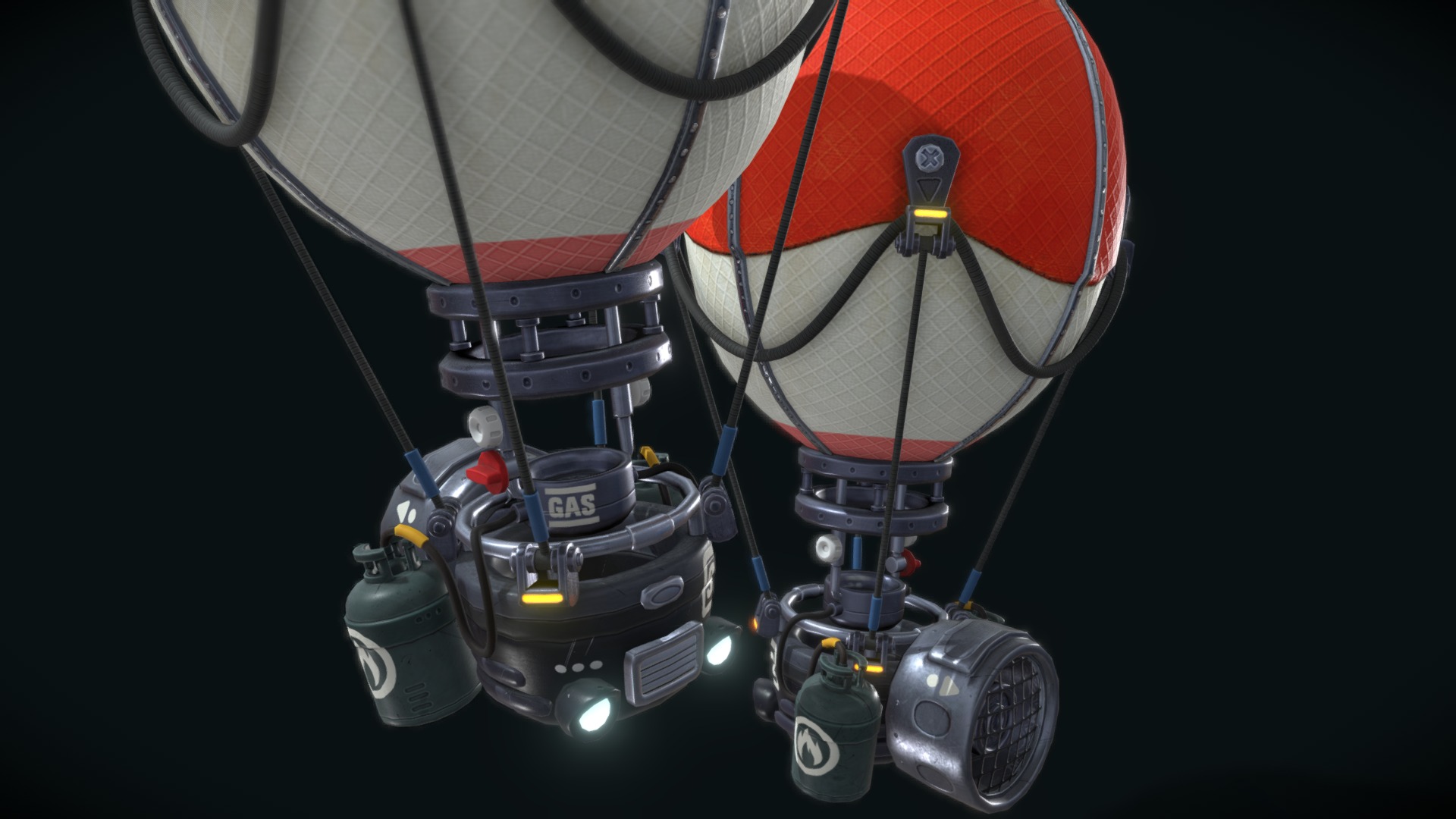 BellyDream baloon - double - Buy Royalty Free 3D model by Tombolaso 3d model