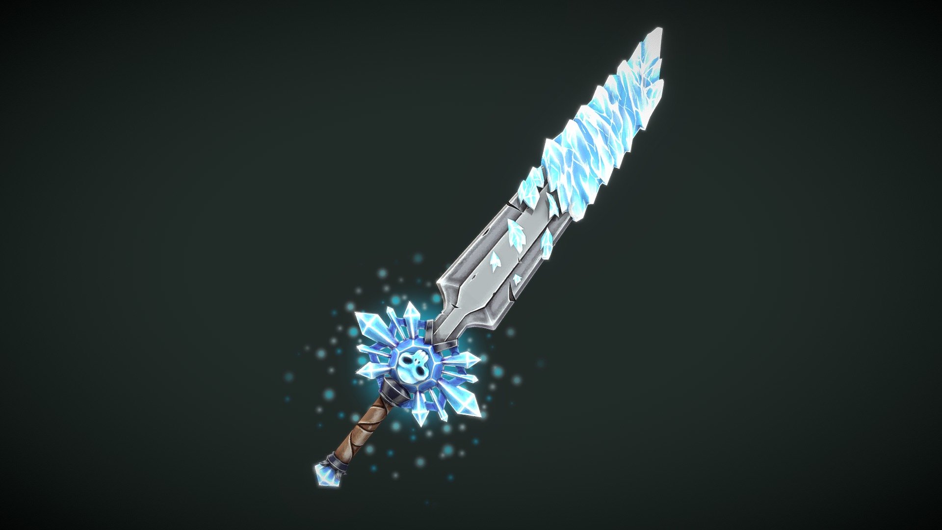 Frozen Sword - Handpainted stylized weapon
Modeling with Maya
Texture with Substance Painter - Frozen Sword - Handpainted stylized weapon - 3D model by Melissa Descubes (@Melissadescubes) 3d model