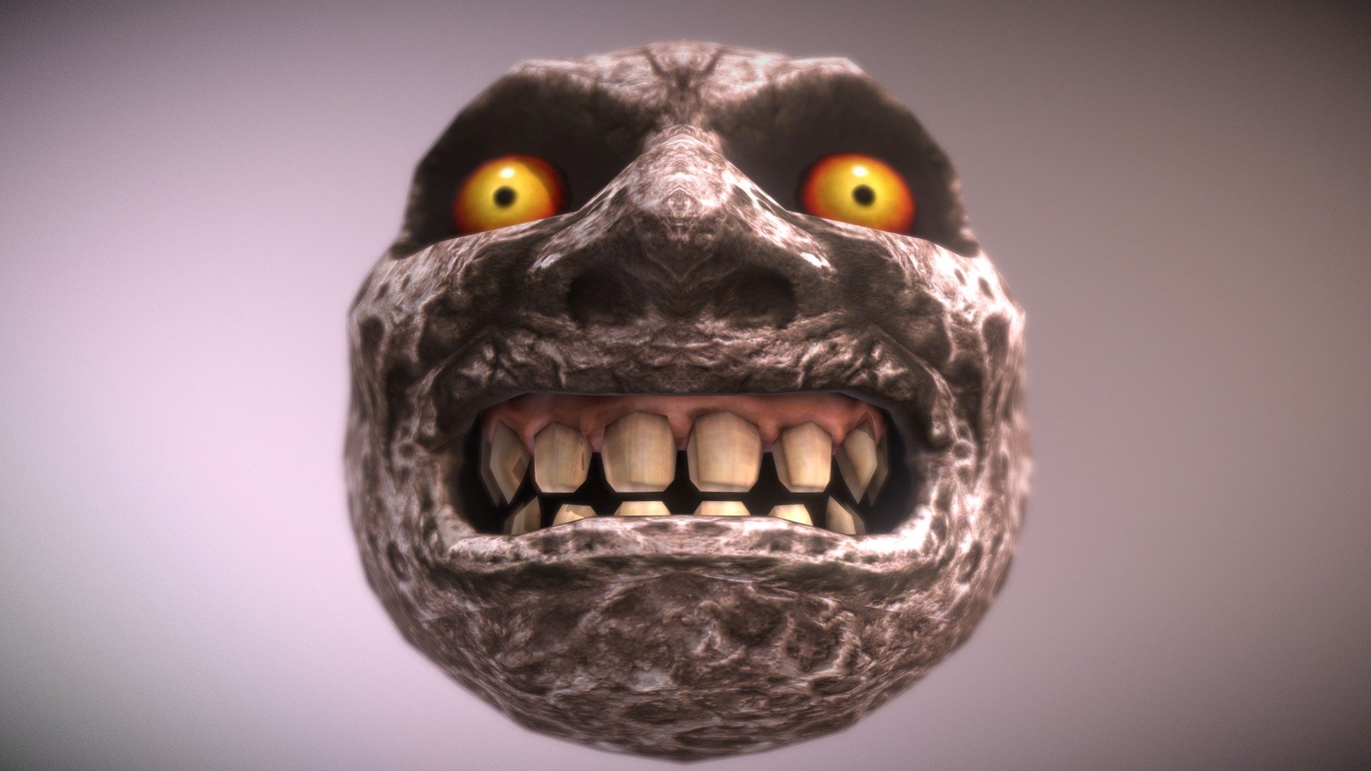 Downloaded from Models resource, the moon used in the hookshot attack where it's pulled from the sky 3d model