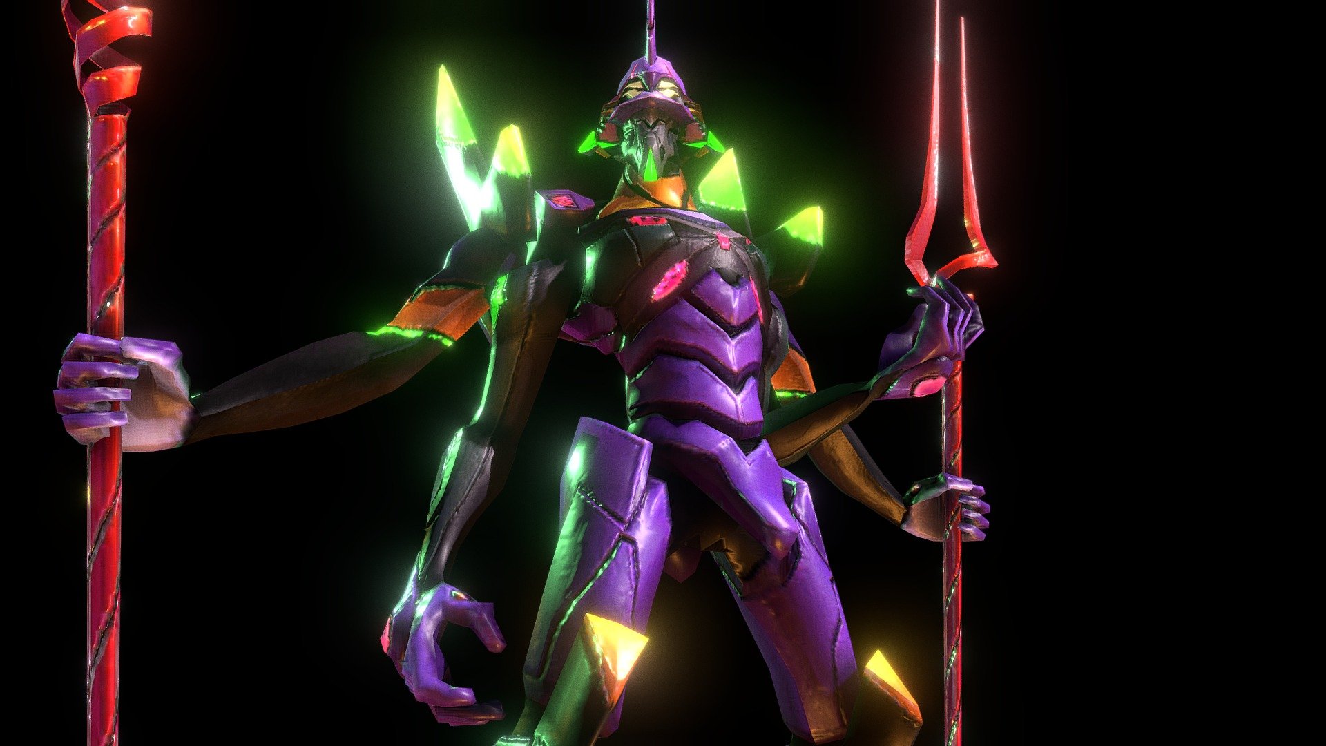 EVA-00 From Evangelion 3.0
UNIT 13 - Evangelion 3.0 - EVA UNIT 13 - 3D model by SketchMMX 3d model