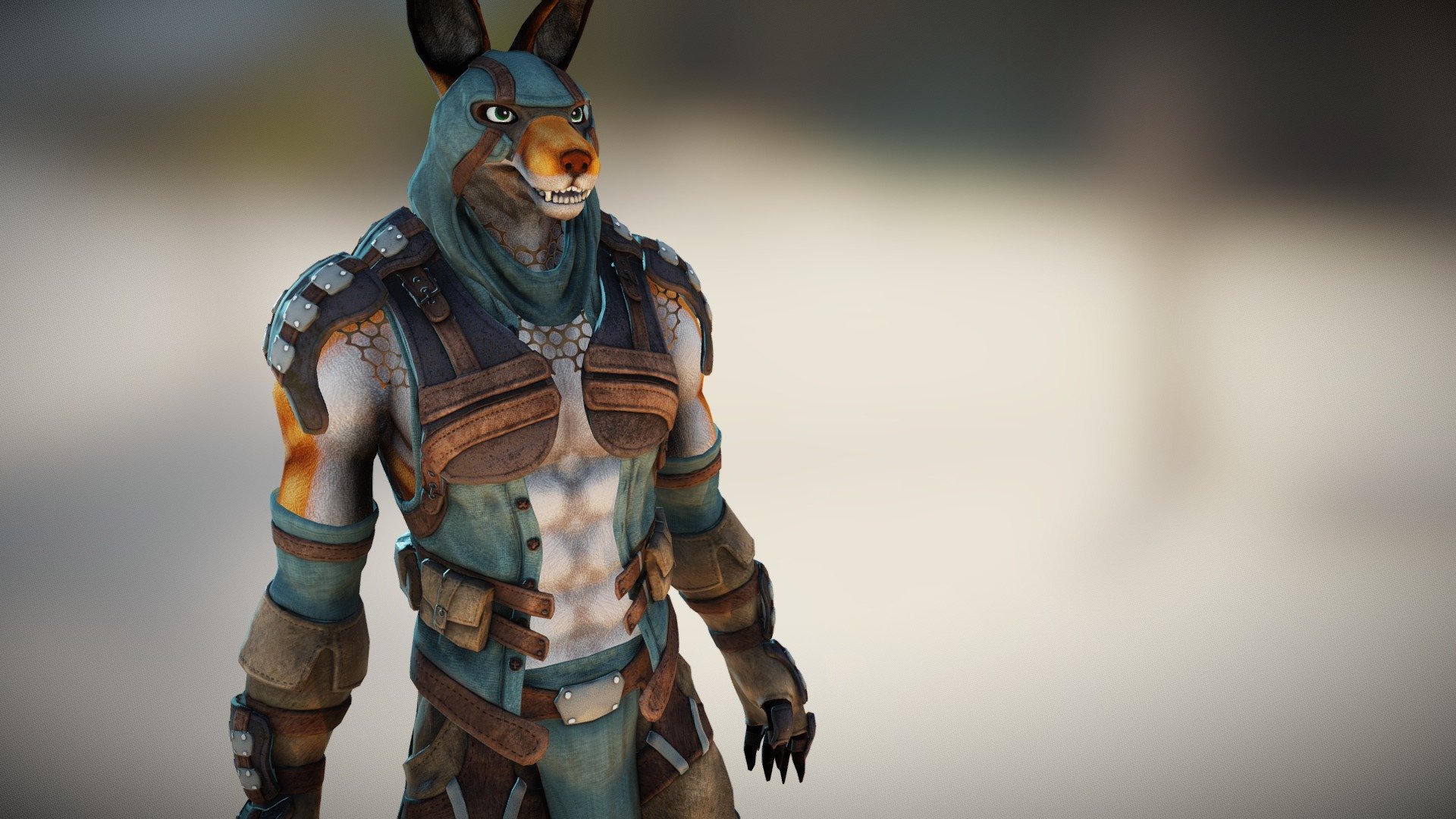 Games Character

Second Life : game engine 
 - Fox V.7plus - 3D model by 7PLUS 3d model