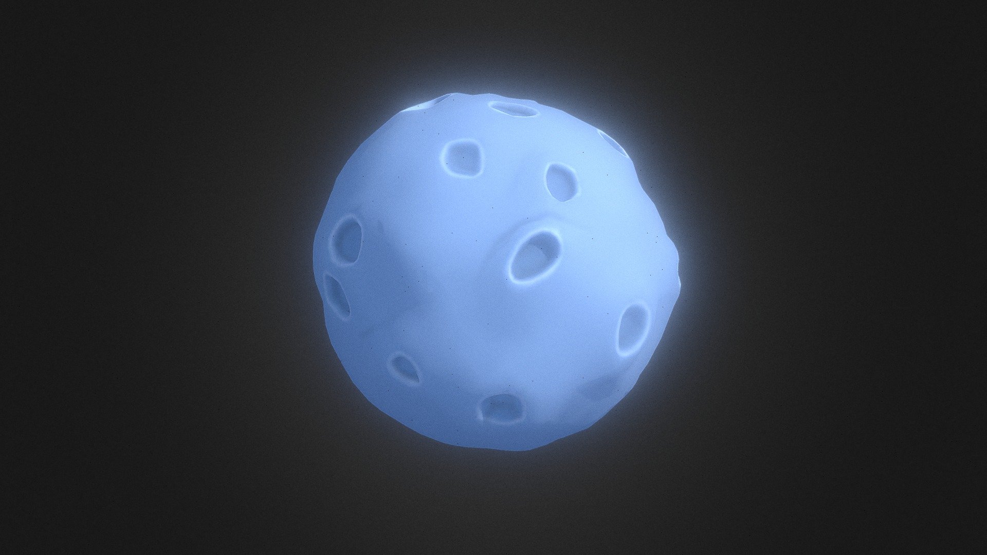 Cartoon Low Poly Moon - Cartoon Low Poly Moon - 3D model by İlhan Fehimovski (@ilhanfehimovski) 3d model