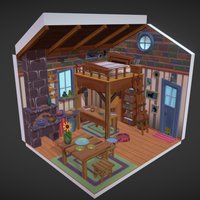 House handpainted, house