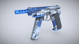 CZ75-Auto / Patched cs, paint, go, pistol, substancepainter, substance, weapon, workshop, steam, skin