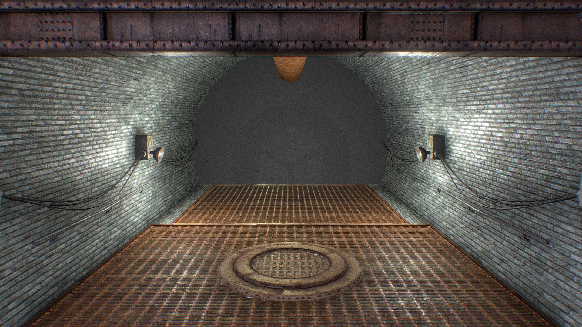 Sewer Straight Module - 3D model by David RR (@david222) 3d model