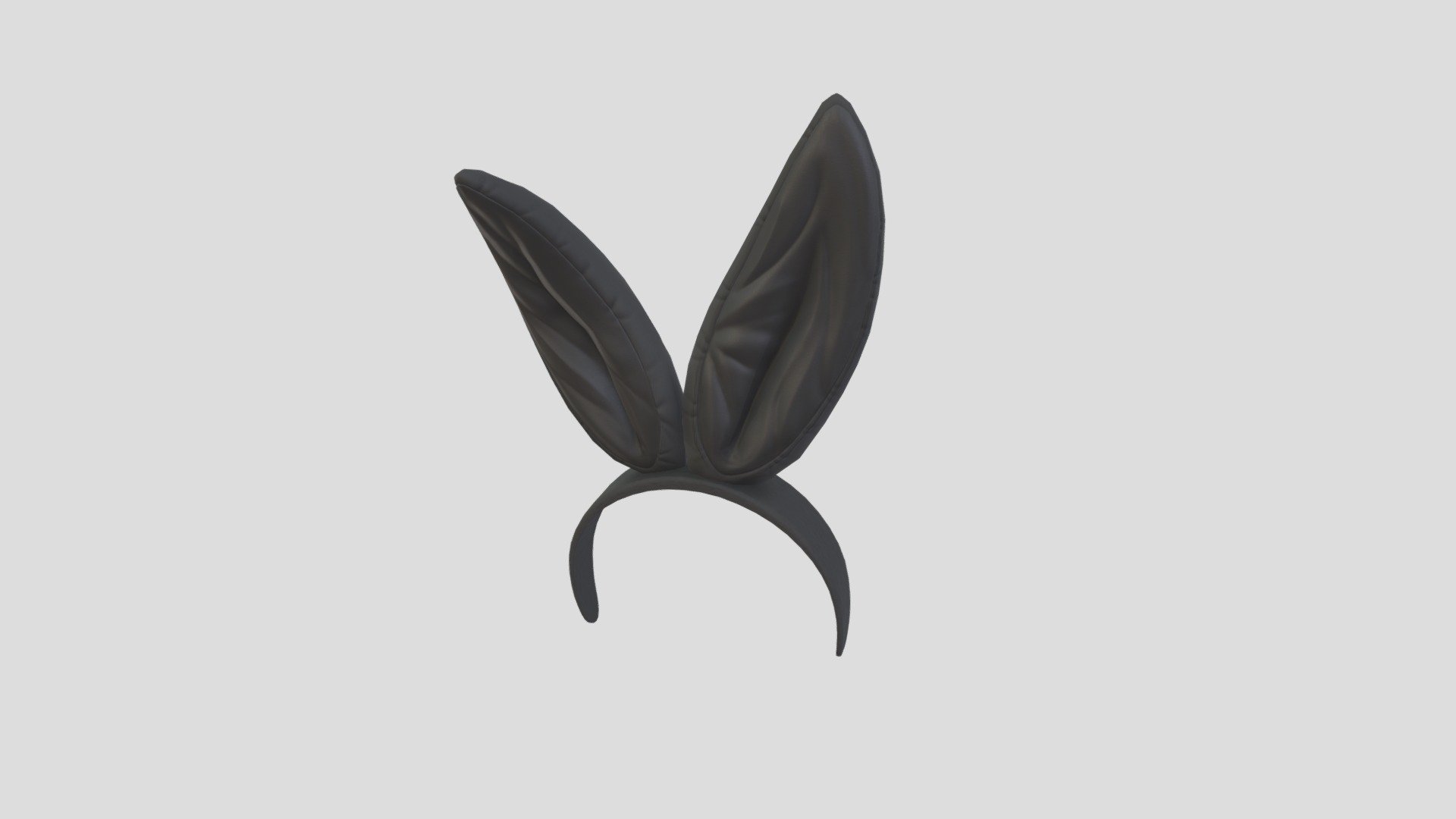 Black Bunny Headband 3d model.      
    


File Format      
 
- 3ds max 2021  
 
- FBX  
 
- OBJ  
    


Clean topology    

No Rig                          

Non-overlapping unwrapped UVs        
 


PNG texture               

2048x2048                


- Base Color                        

- Normal                            

- Roughness                         



1,348 polygons                          

1,362 vertexs                          
 - Black Bunny Headband - Buy Royalty Free 3D model by bariacg 3d model