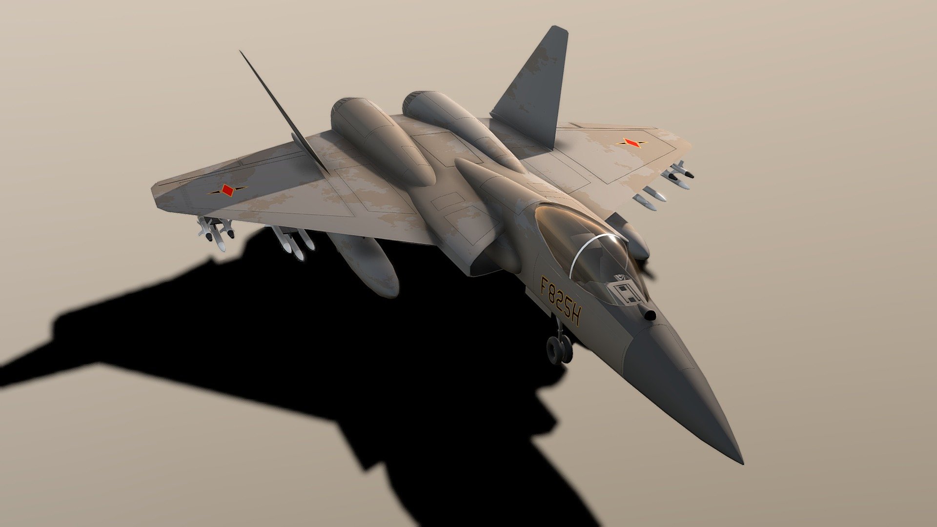 Contemporary non-stealth fighter, intended as a missile launch platform, similar to the F-15EX

Buy it here: https://ko-fi.com/s/3b199c2c07 - ATX-05 - 3D model by nestor_d 3d model