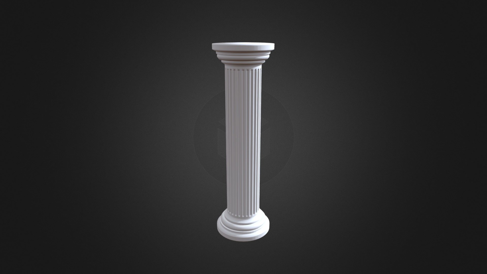 Collum model. Can be used in different structures 
Modeled on 3dsMAX - Greek Column - Download Free 3D model by TahirNilin 3d model