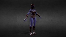 Scifi character unreal, realtime, metal, meka, character, unity, unity3d, human, robot, humanoid-character