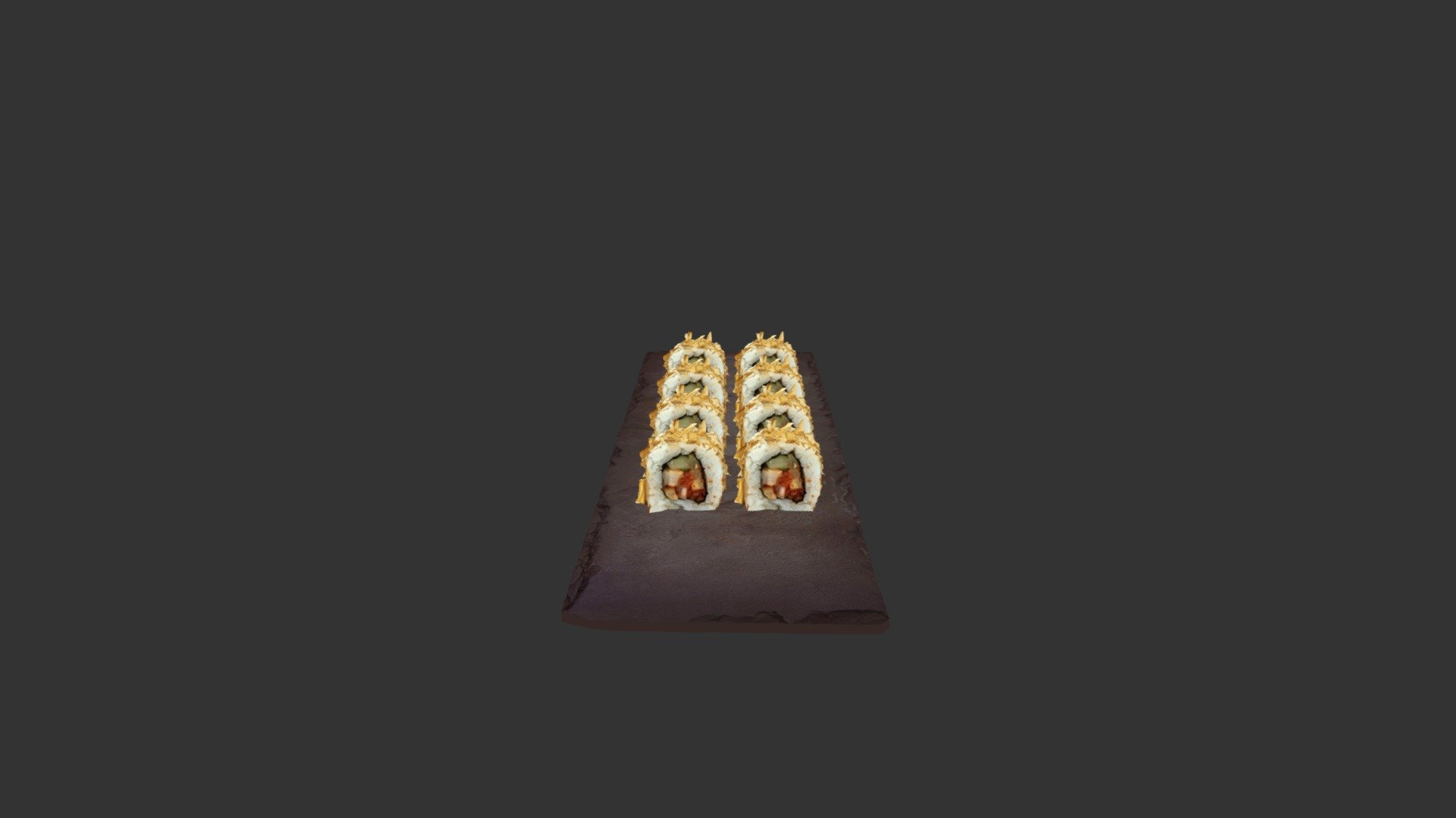 Roll Of Bonito With Acne - 3D model by alex.alexandrov.a 3d model
