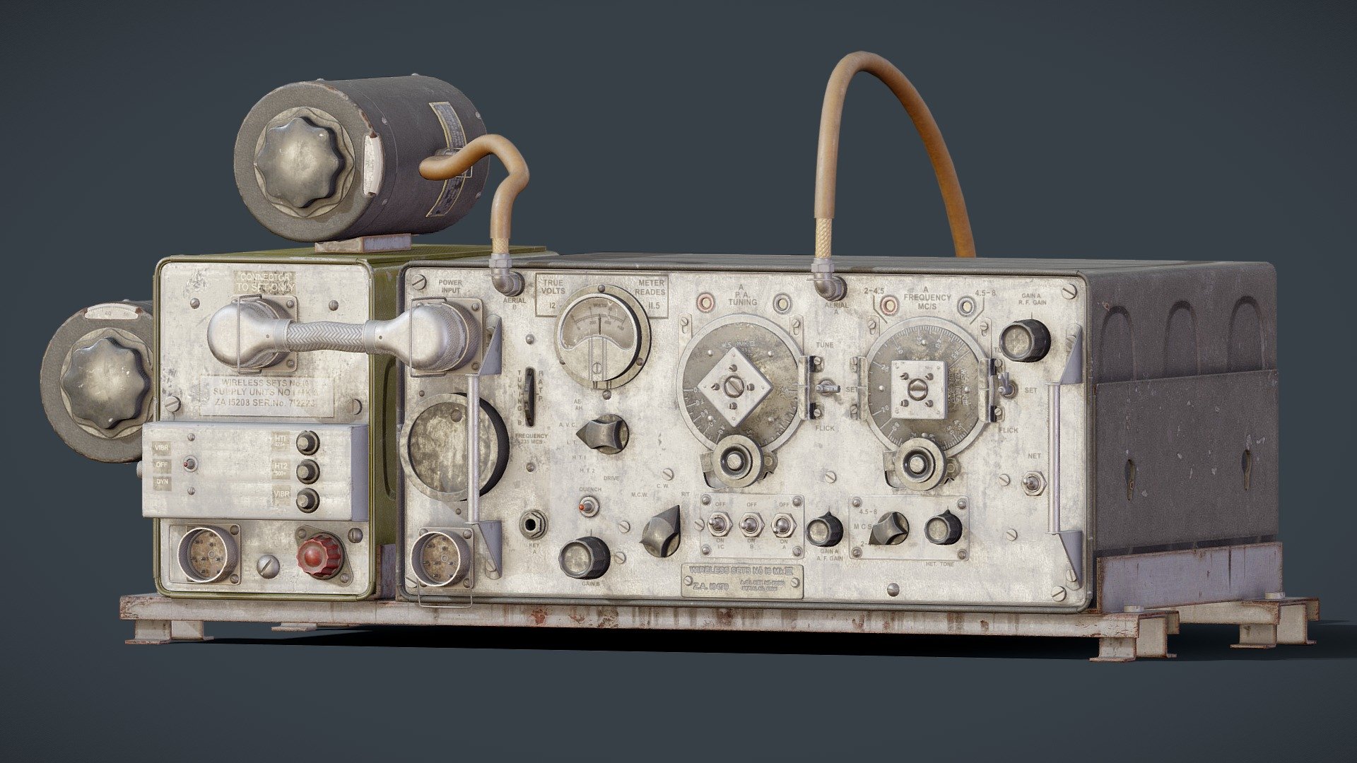 (If it looks low-resolution tab on the gear Icon and change the setting SD to HD)                                                                                                                                                  My goal in this project is to achieve the highest possible fidelity with a high poly to low poly game asset creation workflow. It contains a 3x4k texture set
ArtStation post-https://www.artstation.com/artwork/29mQxe
 - Wireless set no.19 - Download Free 3D model by ASHISH (@Ashish0096) 3d model