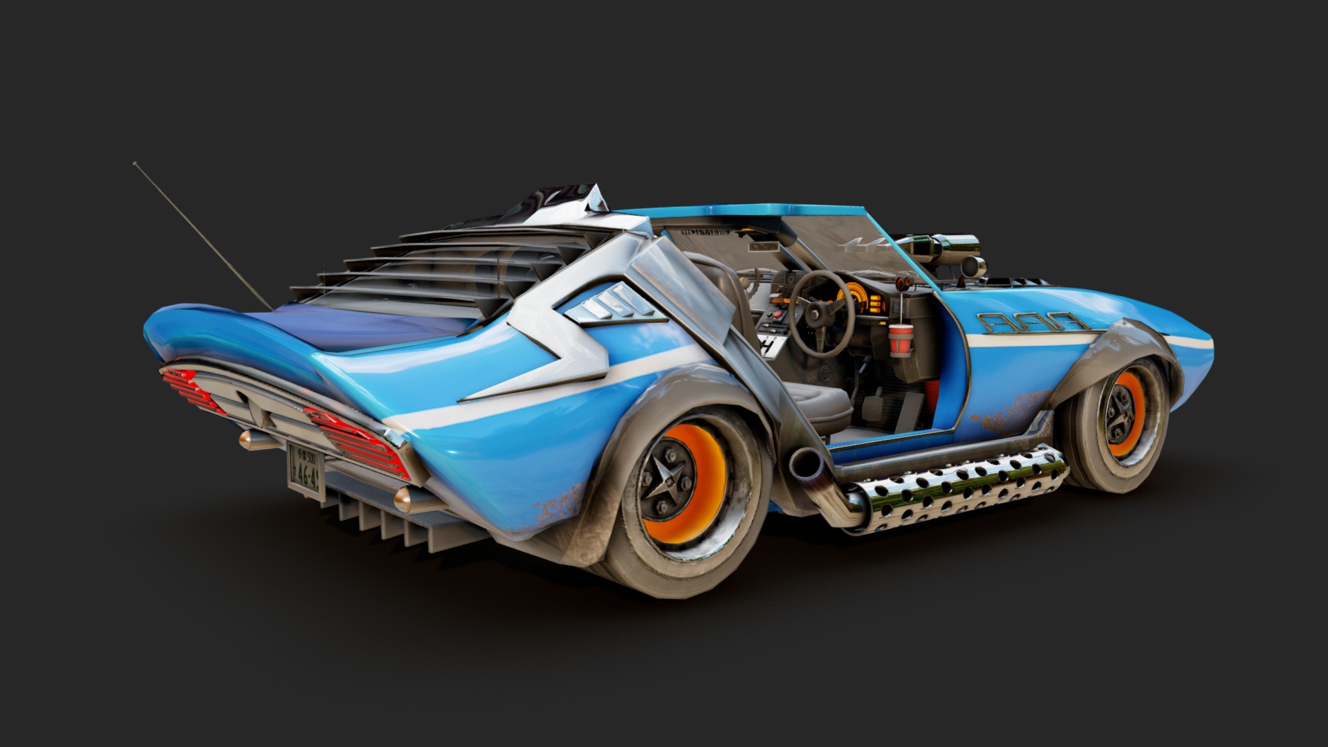 A model I've been working with for the indie film &ldquo;Electric Sheep