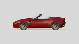 3d model replica Alfa Romeo C8 spider historic, cars, grand, sports, classic, automotive, italian, alfa, romeo, 8c, prix, monza, 2300, racing, history