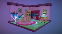 Claires Space maya, 3d, model
