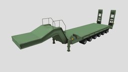 Heavy Equipment Semi-Trailer heavy, equipment, semi-trailer