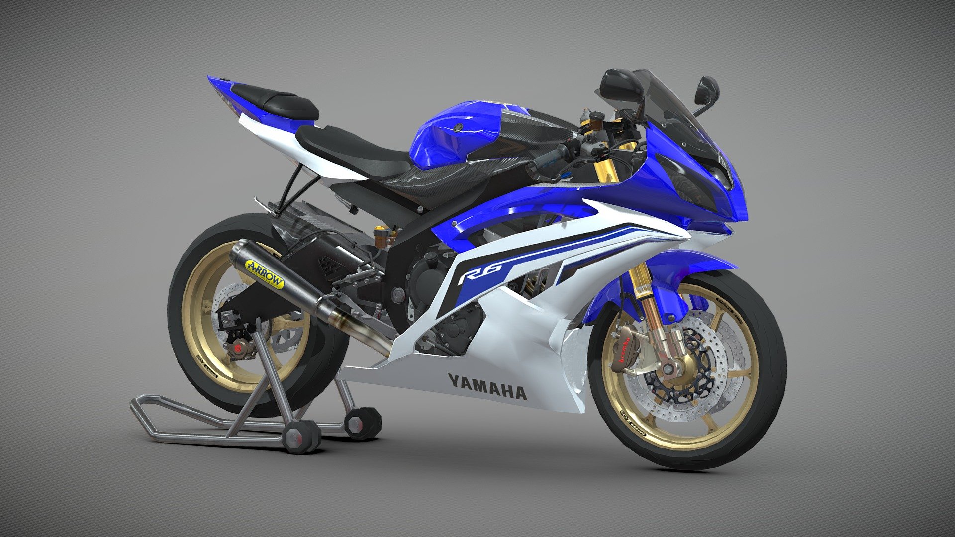 Yamaha YZF R6 Modification - Yamaha YZF R6 Modification - Buy Royalty Free 3D model by Muhammad Seno Aji (@senoaji) 3d model