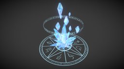 Magic Crystals crystals, low-poly, game, magic