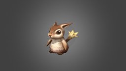 YS VII / Squirrel bird/ 伊蘇7 /小怪 松鼠鳥 squirrel, lowpolymodel, ys7, yi-su, ysvii