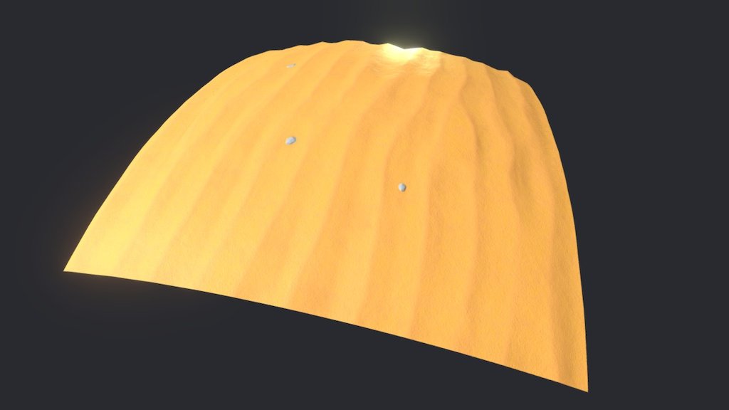 Handpainted stylized tileable material from Resoluttion 3d model