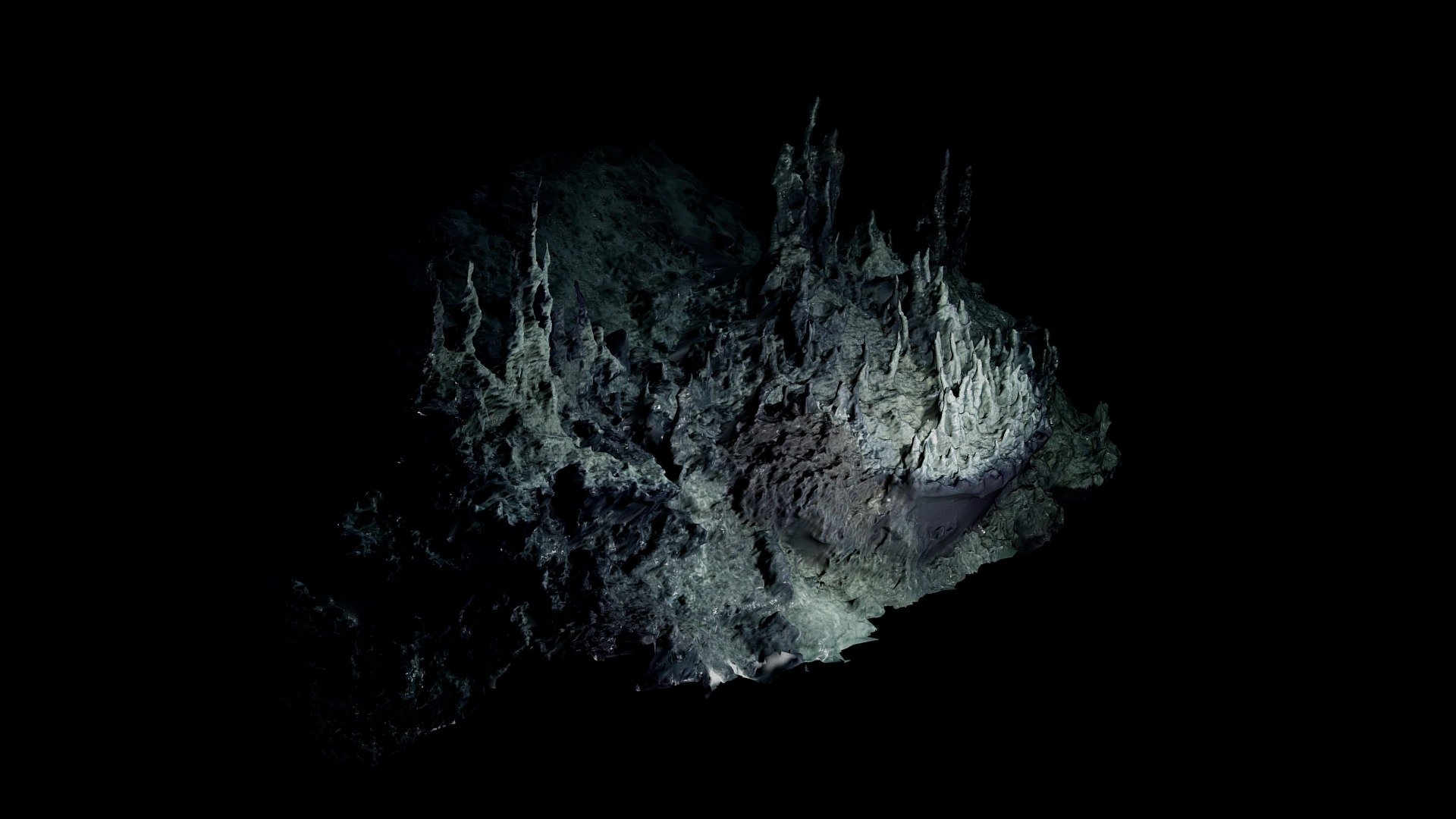 Model 02: Hydrothermal vent

A black smoker is a kind of hydrothermal vent that can be found on the ocean floor. It is a crack in the planet's surface from which geothermally heated water comes out. Hydrothermal vents are commonly found near volcanically active places, areas where tectonic plates are moving apart, ocean basins, and hotspots.

Hydrothermal vents are common on earth because it is both geologically active and has large amounts of water on its surface and within its crust. Common land types include hot springs, fumaroles and geysers. 

Can be used perfectly as atmospheric back-and-foreground models for deep sea 3d environments. Works also very well with kitbashing techniques

Purchase of this model includes:

3d model and textures:

Size: 34mb
Format: .obj
Vertices: 83.4k

1x5K ambient occlusion map
1x5K color map
1x5K curvature map
1x5K normal map
1x5K rougness map

Any questions, feel free to contact me on https://jorisputteneers.tumblr.com/ - Low Poly Deep Sea Hydrothermal Vent #7 - Buy Royalty Free 3D model by jorisputteneers 3d model