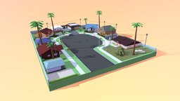 Grand theft auto San Andreas | Grove street gta, grandtheftauto, sanandreas, gtasa, low-poly, lowpoly, grovestreet, grandtheftautosanandreas