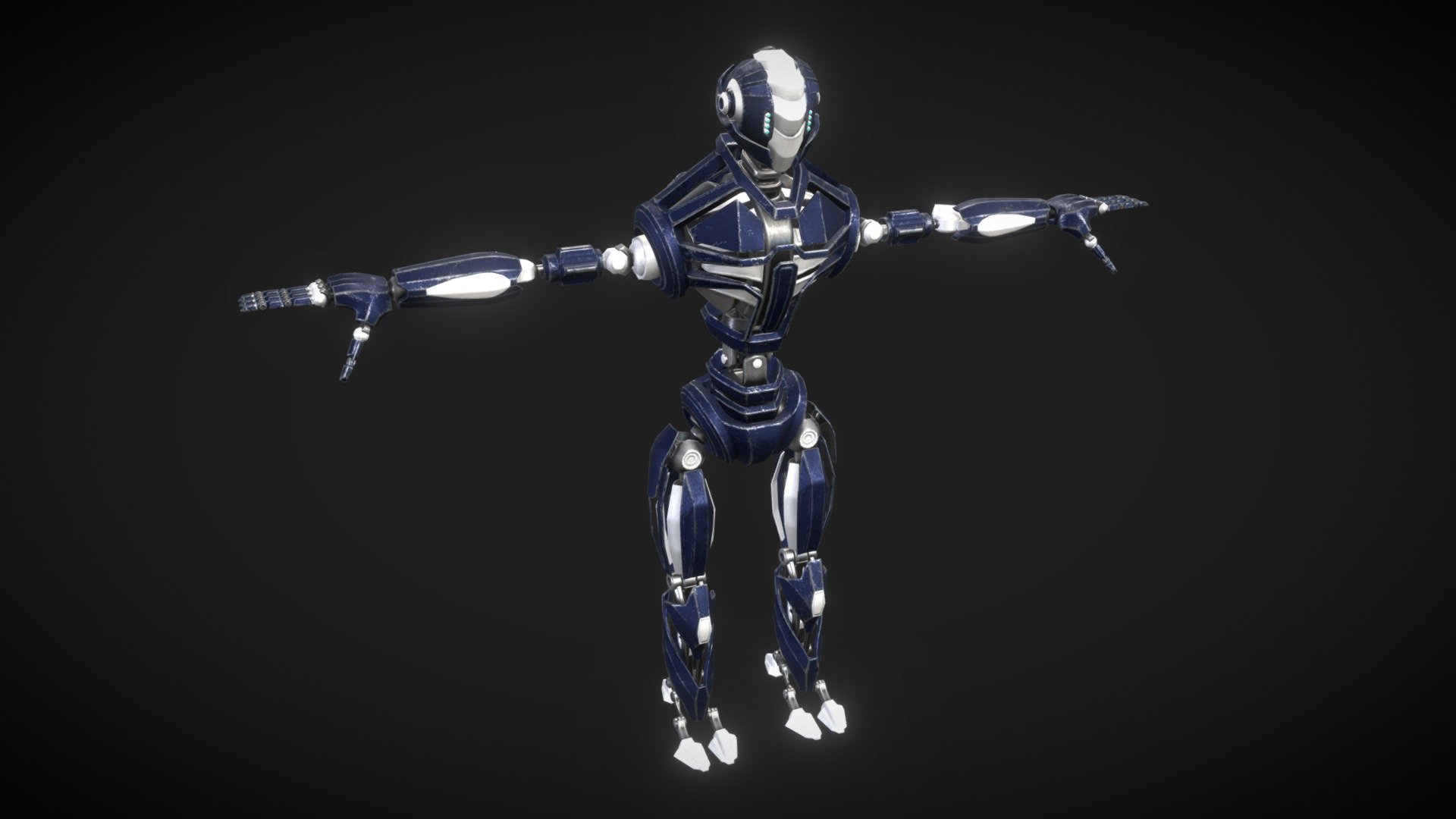 Robot FGV-134 by AlekRazum - Robot FGV134 - 3D model by AlekRazum 3d model