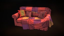 Robinson Sofa substancepainter, substance