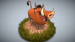 Pumbaa warthog, boar, disney, pumba, pumbaa, the-lion-king, hakuna, matata, character, cartoon, animal