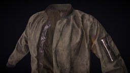 Flight Jacket fullsail, substancepainter, substance