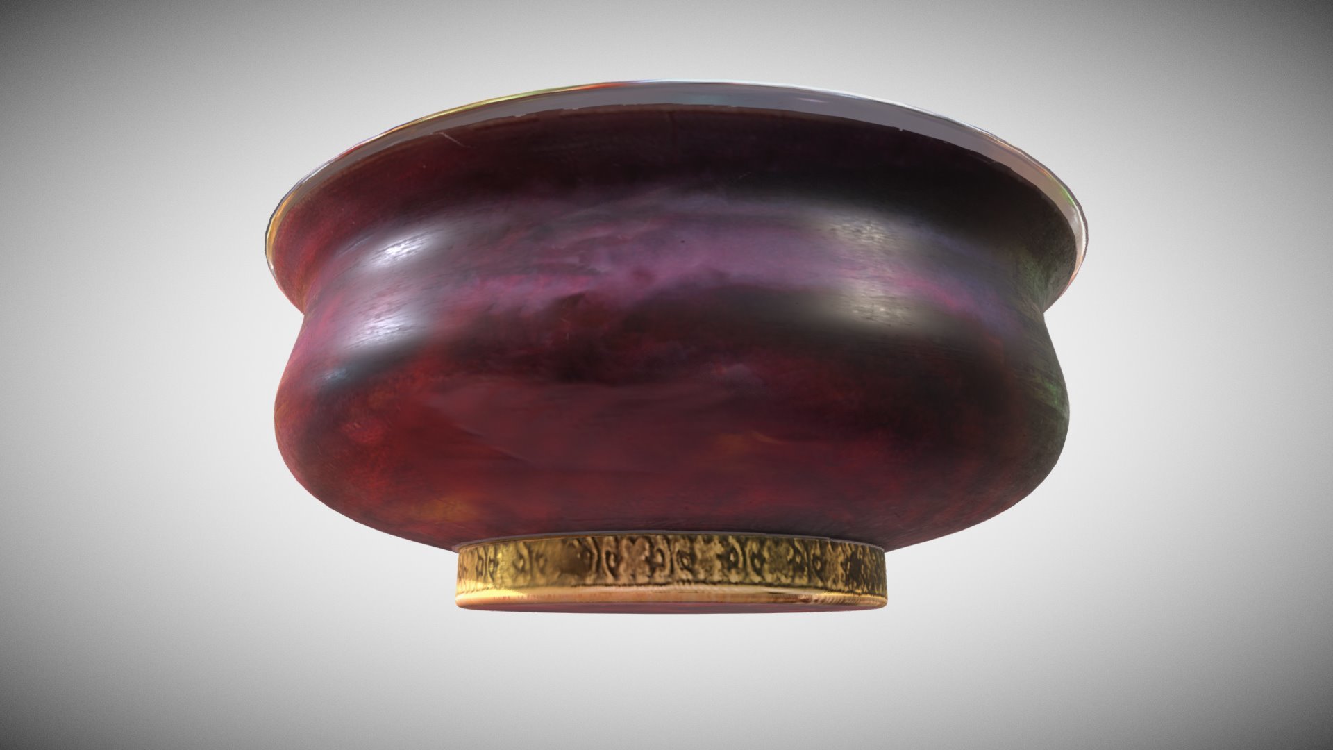 Tibetan Cup - Download Free 3D model by Francesco Coldesina (@topfrank2013) 3d model