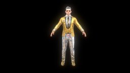 PUBG Golden Trigger Set Model pubg, pubgshowcase, pubgskins, pubgitems, blender3d, 3dmodel, pubgmodels