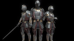 RIPTIDE armor, armour, warrior, eagle, soldier, bat, club, medieval, clothes, defense, morning, mace, realistic, star, weapon, character, pbr, fantasy, clothing, shield, knight