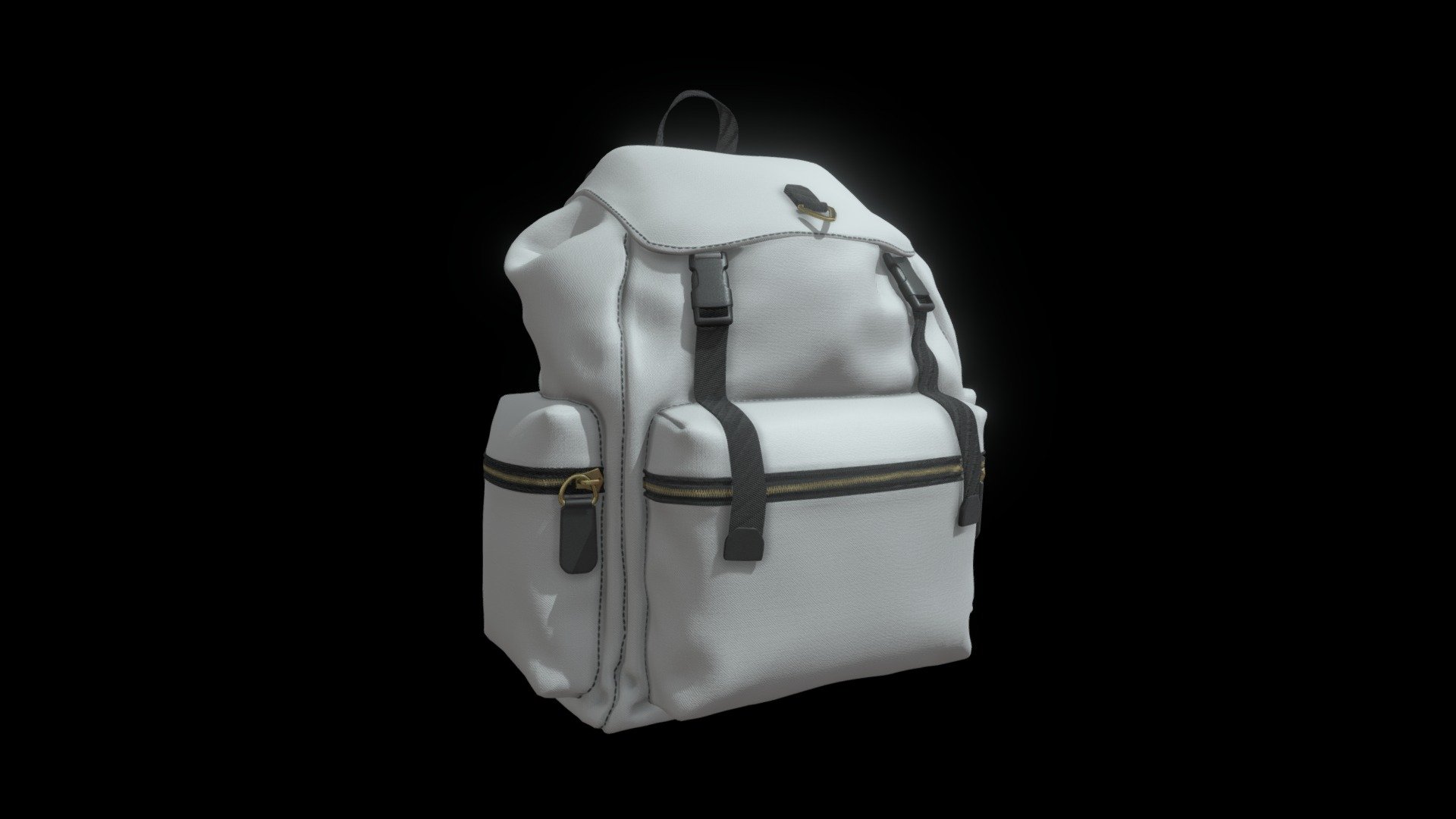 Large Backpack for mockup - Large Backpack - White Texture (Mockup) - Download Free 3D model by kane_sk06 (@kanesk06) 3d model
