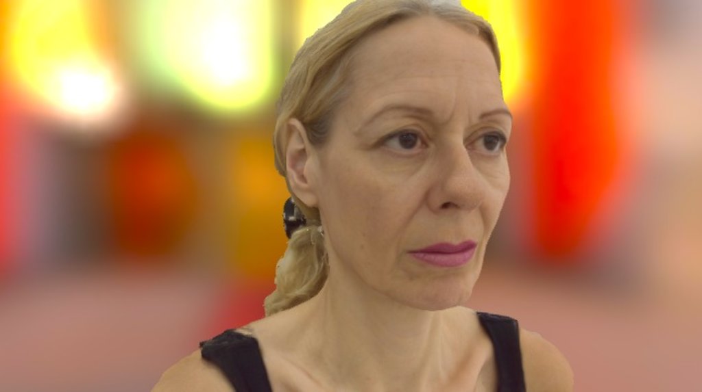 132 photo's using RAW instead of JPG. I'm really pleased for a 1st attempt
it's a shame about the back of the head not working out, but I would guess that is down to the hair. I'm really pleased with the face and the detail on the front. 
Using a Nikon D3200 with remote IR shutter control ($12 on amazon).
All credit to the lovely Tina for being so still and focused 3d model