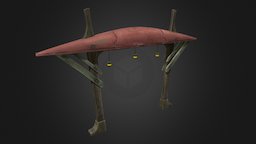 Felucia Village Entrance sci, fi, clone, wars, star, unity, unity3d, architecture, 3d, model