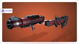 On Mars vr, rocket, escapegame, substance, painter, blender, scifi, smg, guns