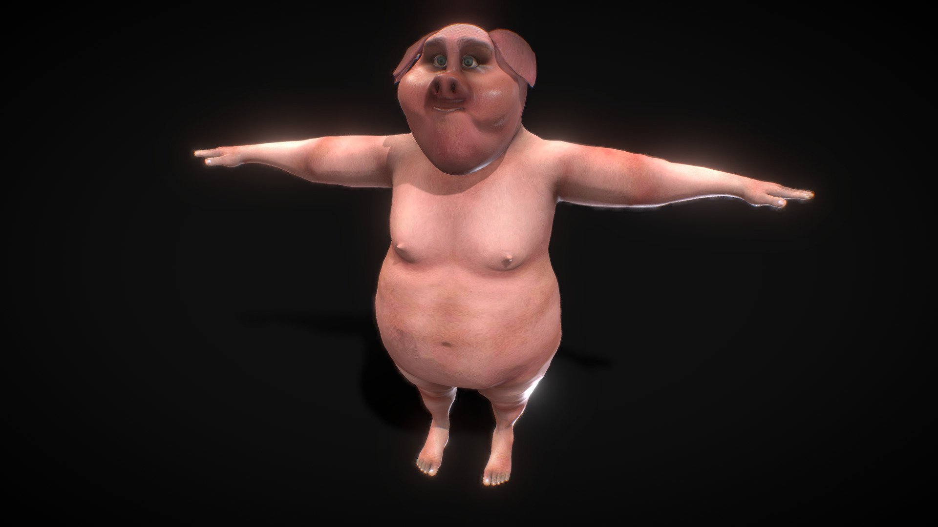 Facial Blendshapes

Facial Rigg

body Rigg

Digital painting in 3D Coat

PBR Textures ( 2048 px )

by Lucid Dreams visuals

www.luciddreamsvisuals.com.ar - Male Pig ( Rigged & Blendshapes ) - Buy Royalty Free 3D model by Lucid Dreams (@vjluciddreams) 3d model