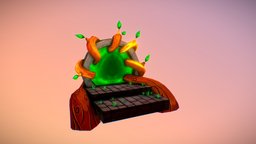 Portal dimensional green, portal, prop, dimensional, branch, cartoon, photoshop, blender