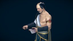 Daimyo, The Feudal Lord japan, b3d, warrior, realtime, gamedev, game-ready, blender-3d, game-asset, game-model, digital3d, game-character, daimyo, character, pbr, warriors, feudaljapanchallenge