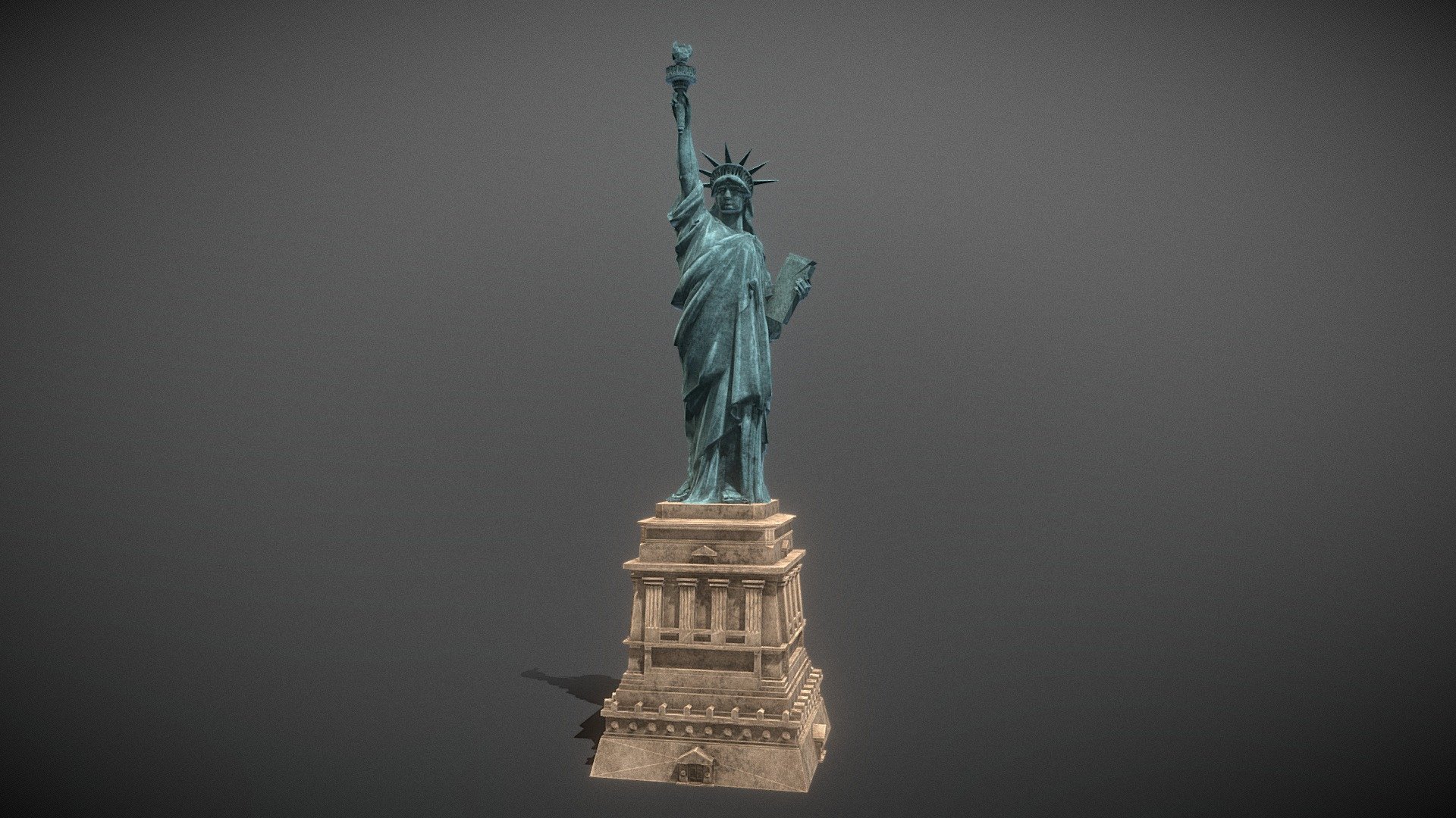 This is a beautiful statue model - The Statue of Liberty .

2 materials with 2048 * 2048 textures.

Triangles: 37200 Vertices: 19000

(Viewer Setting above are just a preview and may vary drastically depending on your lighting and shading setup on the final application)

If you have any questions, please feel free to contact me.
 
E-mail: zhangshangbin1314159@gmail.com
 - The Statue Of Liberty - Buy Royalty Free 3D model by Zhang Shangbin (@zhangshangbin1314159) 3d model