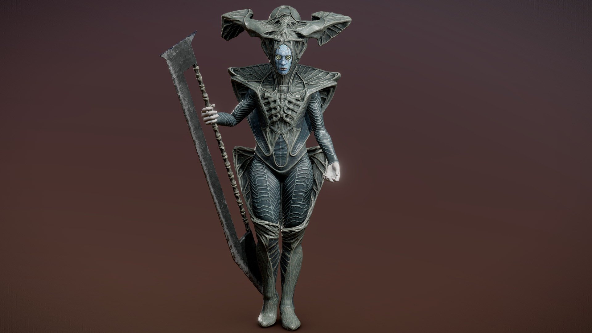 Created for the Dragon's Rise: The Forgotten Realms Artstation challenge after an artwork by Lucas LEGER 3d model