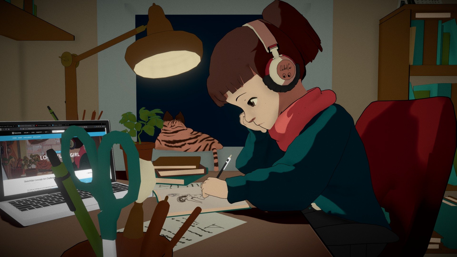 LO-FI Based on &ldquo;ChilledCow Study Girl