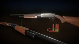 Mossberg 500 Shotgun firearm, game-model, 12-gauge, shotgun