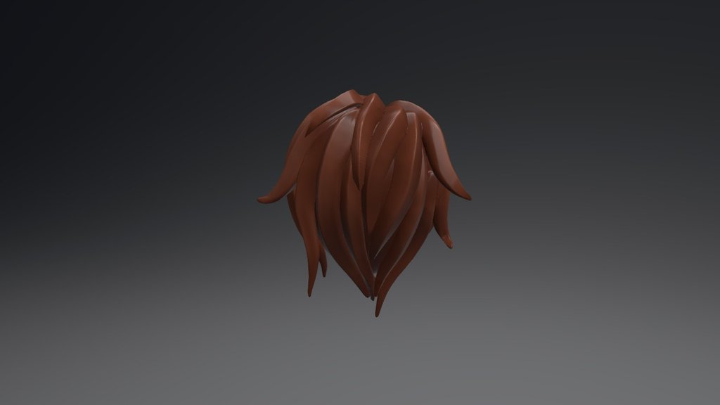 1-2hrs Zbrush.  - Day 6 Hair/Fur - Furball - 3D model by Gemma Suen (@gemmasuen) 3d model