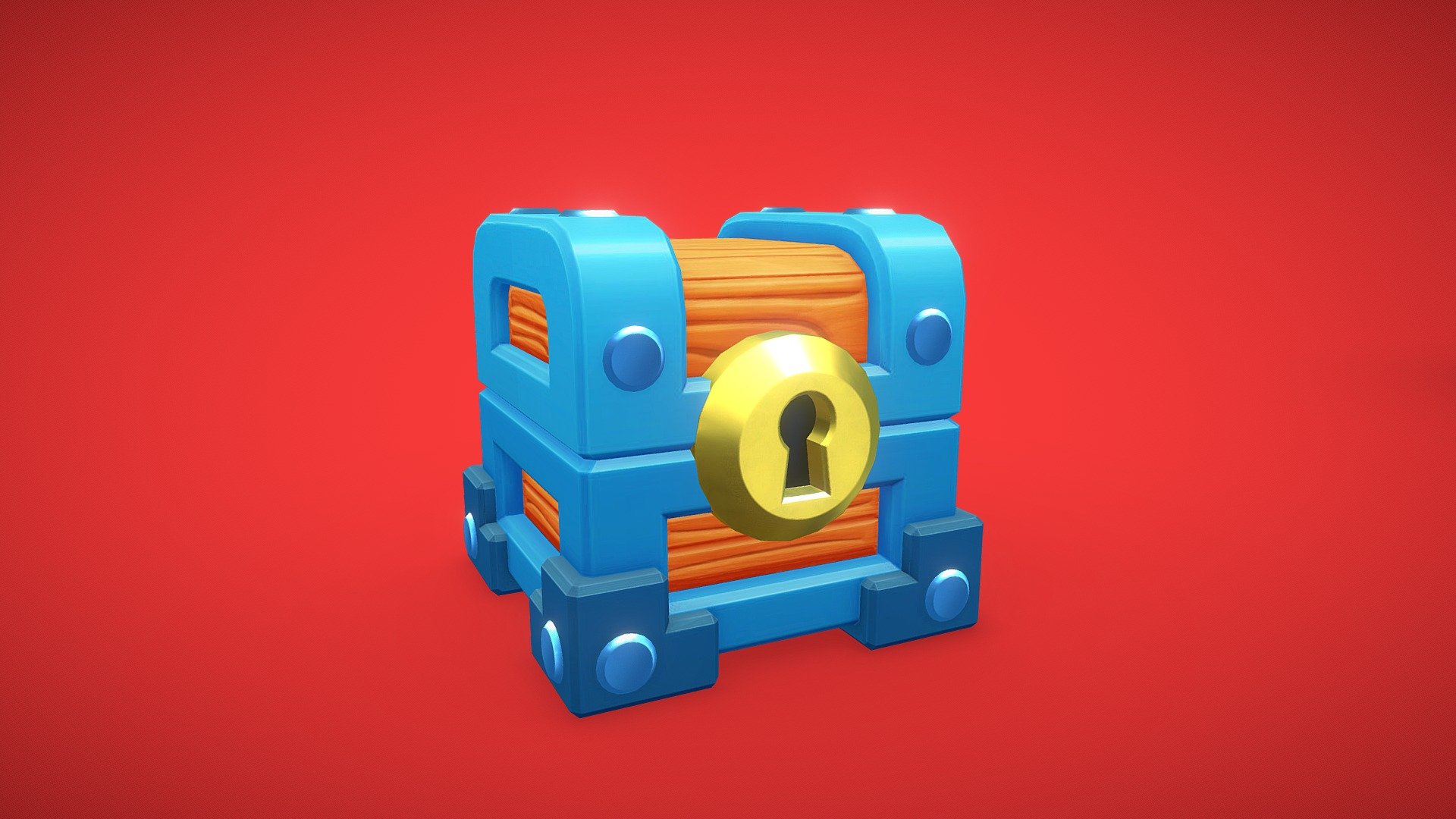 3D low-poly model of a cartoon wooden treasure chest made for games.




Polygons: 1.660;

Tris: 3.278;

Texture size: 2048x2048;

Maps: Diffuse.
 - Cartoon Wooden Treasure Chest - 3D model by Rafael Ribeiro (@ribeirorafael) 3d model